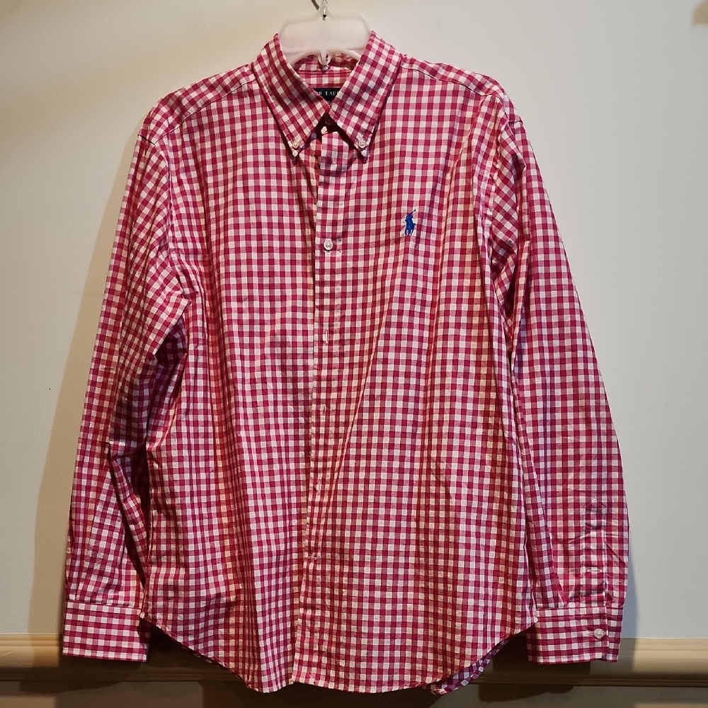 Polo by Ralph Lauren Red Checkered Ladies Shirt